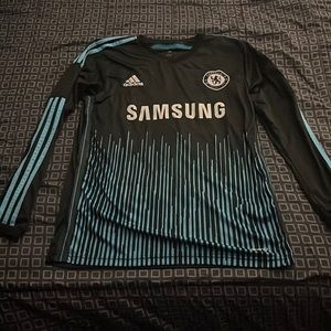 Adidas Climacool Chelsea FC Long Sleeve Training Jersey - Large